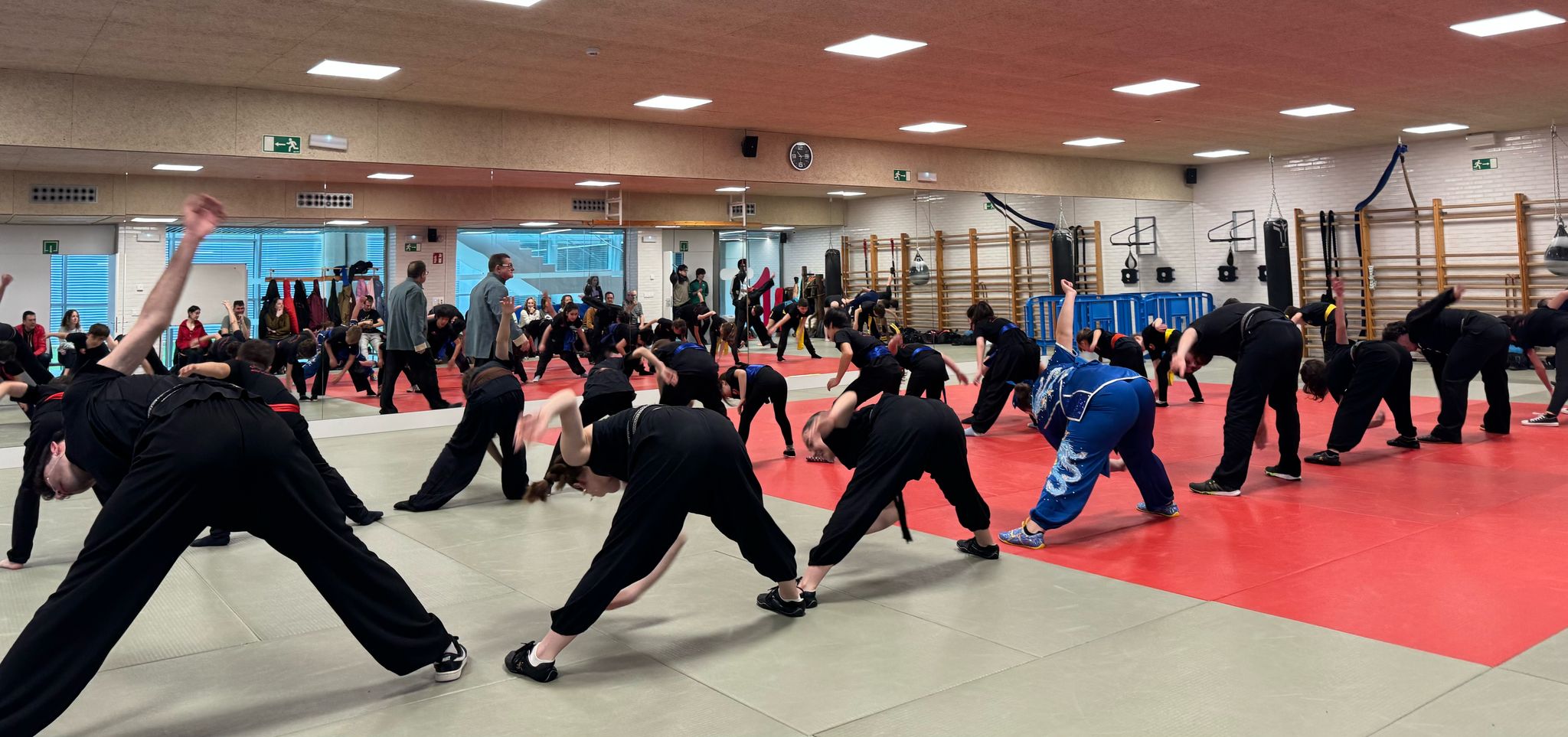 Numerosa participación en el encuentro de clubs de Wushu de Navarra. 05-04-25